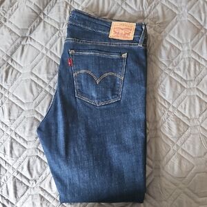 Levi's Dark Indigo 711 Skinny Jeans